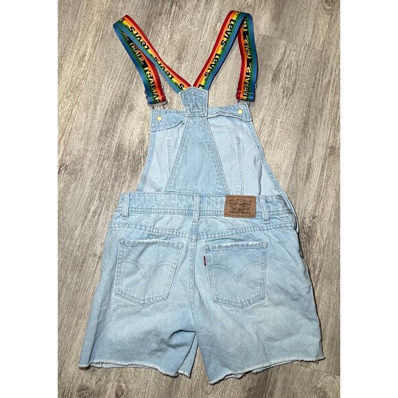 Levi's kids shortalls size10 colorful suspenders - Picture 3 of 5